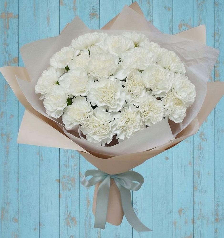 Букет цветов из: Гвоздики в Суворове