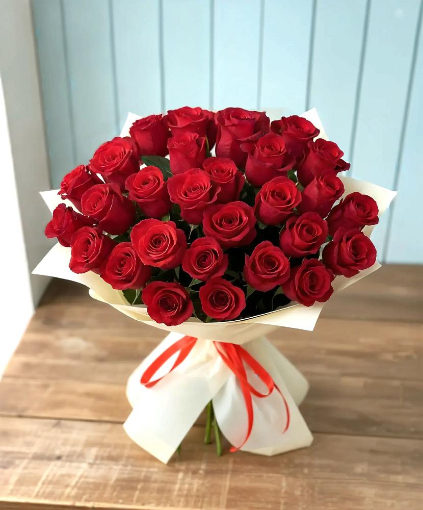 Букет 29 Красных роз в Суворове
