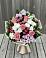 Букет цветов из: Альстромерии, Гвоздики, Розы и Хризантемы в Суворове