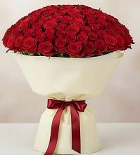 Букет 101 Красная роза Милано #REPLACE_PRED# Суворове