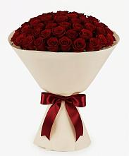 Букет 101 Бордовая роза Блэк Бакарра #REPLACE_PRED# Суворове