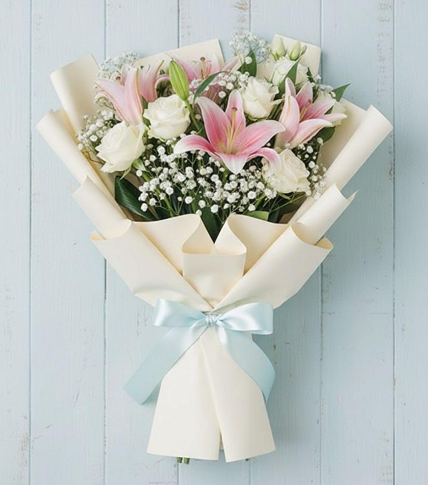 Букет цветов из: Лилии в Суворове