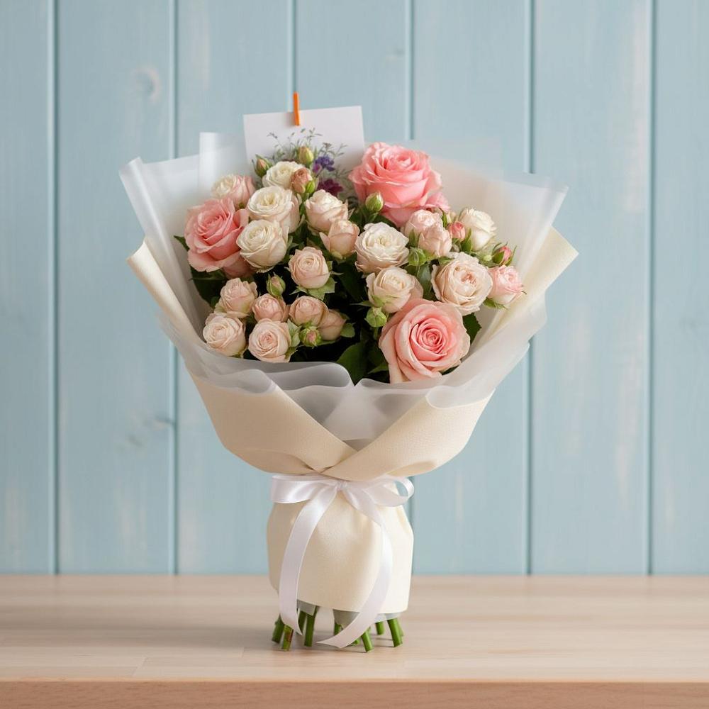 Букет цветов из: Розы в Суворове