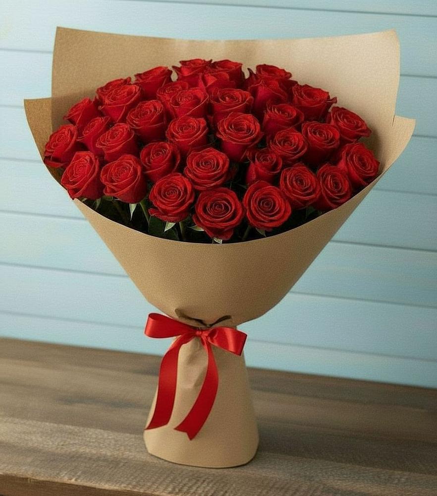 Букет Красные розы Милано в Суворове