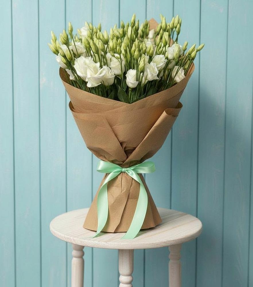 Букет цветов из: Лизиантусы в Суворове