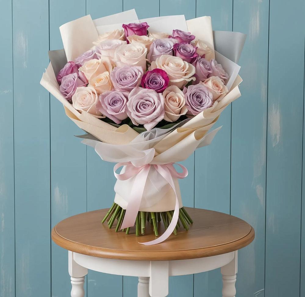 Букет цветов из: Розы в Суворове