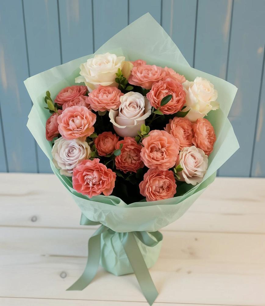 Букет цветов из: Розы в Суворове